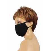 Plain Black PPE Mask